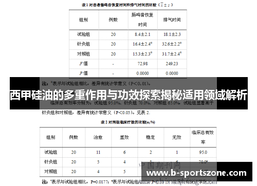 西甲硅油的多重作用与功效探索揭秘适用领域解析